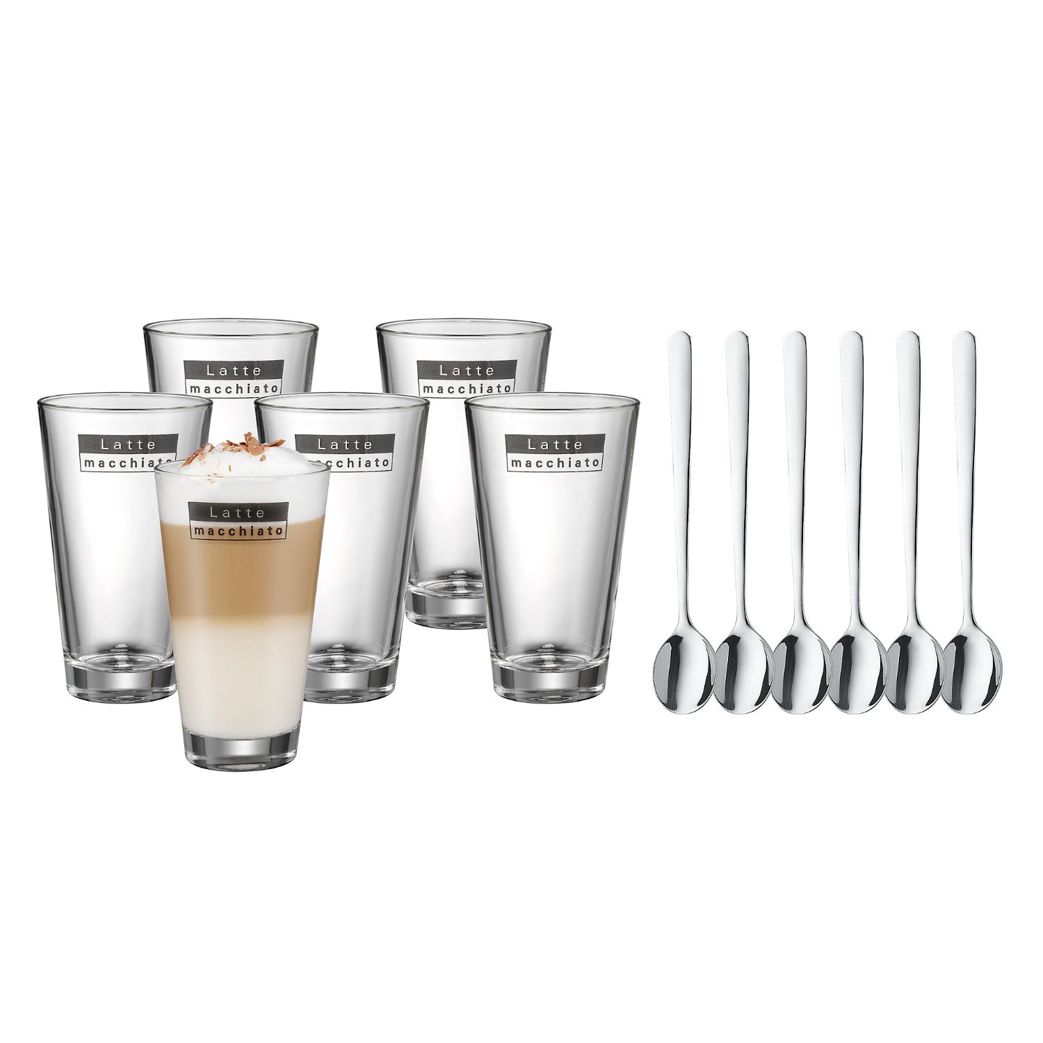 Latte Macchiato Gläser mit Löffeln im Set von WMF