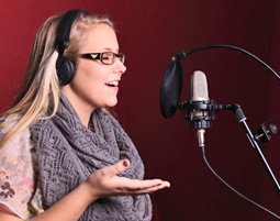 CD Aufnahme mit Gesangsunterricht