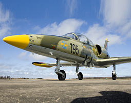 Jet-Flug ueber Deutschland