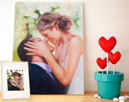 Oelportrait vom Foto