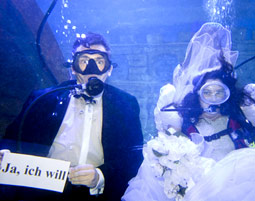 Unterwasser-Hochzeit