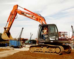 Wettbaggern mit Papa bei Bamberg