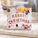 Adventskalender Knusperkugel, knuspriger Kern, Vollkorn, Vollmilchschokolade