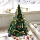 Adventskalender Pyramide, 24 Mini-Lindor-Kügelchen, insg. ca. 110g ca. B17xT17xH26 cm