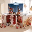 Adventskalender Würfel, ca. 110g Schokolade ca. B10xT10xH10 cm