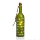 Beleuchtete LED Flasche Merry Christmas