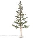 Tanne mit LED Beleuchtung,  beschneit Zauberwald, mit Kunstschnee Höhe ca. 160 cm