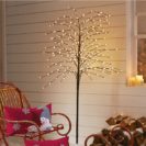 LED-Baum Weidenkätzchen, beleuchtet, outdoorgeeignet ca. H200 cm