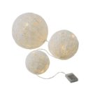 Beste Geschenke 2025 | Geschenkempfehlungen 15 Beleuchtetes Kugel-Set, 3-tlg.