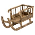 Deko-Objekt Holzschlitten, rustikal ca. H13cm