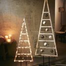 Deko-Objekt Baum, Materialmix, rustikal, Holz, Metall