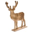 Deko-Objekt Holzhirsch, rustikal ca. H29 cm