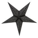 Deko-Hänger Stern Dark, 5-zackig, Papier