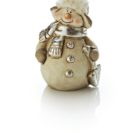 Dekofigur Schneemann Klaus, Keramik ca. H11cm