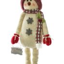 Beste Geschenke 2025 | Geschenkempfehlungen 16 Dekofigur Schneemann, höhenverstellbar max. ca. H85 cm