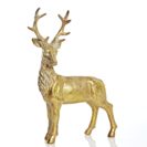 Dekofigur Hirsch goldfarben