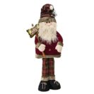 Dekofigur Weihnachtsmann, Polyester/ Baumwolle/ Holz ca. H110 cm