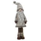 Dekofigur Weihnachtswichtel, Polyester/ Baumwolle/ Holz ca. H113 cm