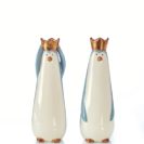 Dekofiguren-Set, 2-tlg. Königspinguine, Keramik je ca. H14cm