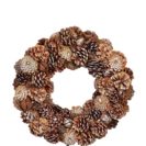 Dekokranz Zapfen, Natur-Look, ca. Durchmesser 35 cm