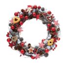 Beste Geschenke 2025 | Geschenkempfehlungen 4 Dekokranz Weihnachtsbäckerei, Kunststoff/ Rattan Durchmesser ca. 40 cm