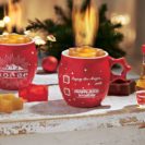 Feuerzangenbowlen-Set, 5-tlg., Tasse, Zuckersterne, Rum