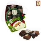 Filztasche Santa Claus, mit Bienen-Honiglebkuchenmischung