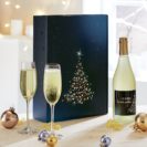 Geschenk-Set, 3-tlg. Secco, 0,75l Riesling Secco, 2 Gläser