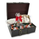 Geschenk-Set Adventstruhe, Stollen, Lebkuchen, Konfekt, Lindorkugeln
