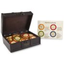 Geschenk-Set, Aztekenschatz, 256g Schoko-Gold-Dublonen
