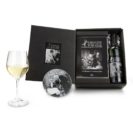 Geschenk-Set Dinner for one, DVD, 0,375l Weißwein ca. L28xB22xH72 cm