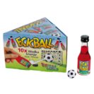 Geschenk-Set, Eckball, 10 Flaschen Wodka Energy, 1 Mini-Fußball