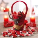 Geschenk-Set Geschenkkorb Rudi, inkl. 100 Schokoladen-Täfelchen Rudi