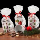 Geschenk-Set gefüllter Weihnachtsbecher, 180g Schokolade