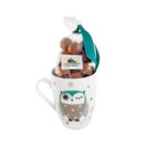 Geschenk-Set, Nougat - Eule