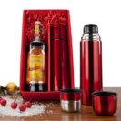Geschenk-Set, Roter Glühweinduft, Duocup-Thermoskanne, 1l Glühwein