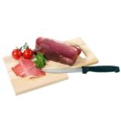 Geschenk-Set, Schinkenbrett, 200g Landrauchschinken, Schneidbrett, Messer