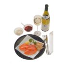 Geschenk-Set, Tromsö, Räucherlachs, Wein, Preiselbeeren, Meerrettich