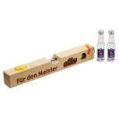 Geschenk-Set, Wasserwaage für den Meister, 40ml Waldhimbeergeist