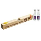 Geschenk-Set, Wasserwaage Papa wirds schon richten, 40ml Waldhimbeergeist
