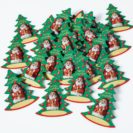 Geschenkanhänger-Set, 30-tlg. Santa, je ca. 6,25g