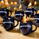 Geschenkset Feuerzangenbowle, 2 Tassen, Glühwein, Zimt-Zucker-Hüte & Rum