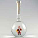Geschenkset Santa, 500ml Obstbrand, Designer Flasche, Nikolaus
