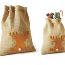 Jutesack Elchsilhouette, befüllbar