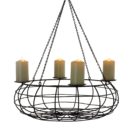 Kerzenkorb Pure, hängend, Metall Durchmesser ca. 50 cm