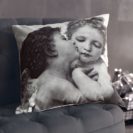 Kissenhülle Engel, 100% Polyester ca. L40xB40 cm