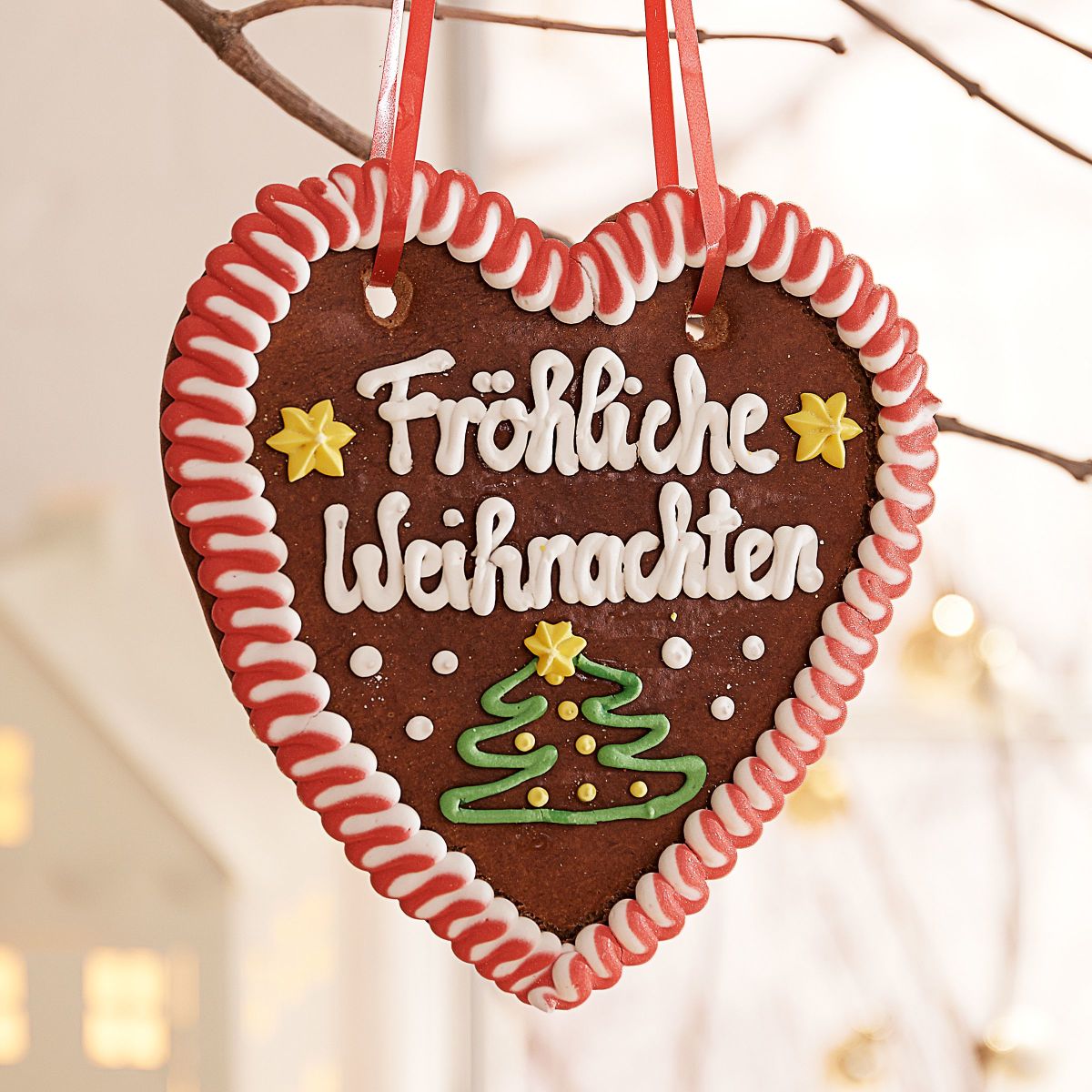 Lebkuchenherz Fröhliche Weihnachten – einfach-geschenke-finden.de
