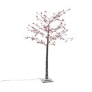 LED-Baum Rote Beeren, biegsame Zweige, klassisch, Kunststoff, Metall