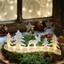 LED Lichterbogen Winterlandschaft