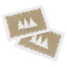 Platzmatten-Set, 2-tlg. Forest, Vintage-Look